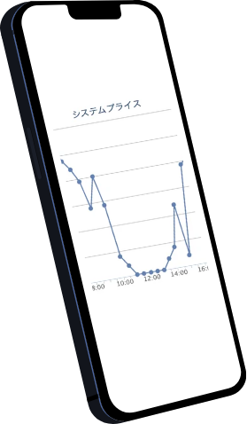 翌日の電気料金単価のイメージ画像