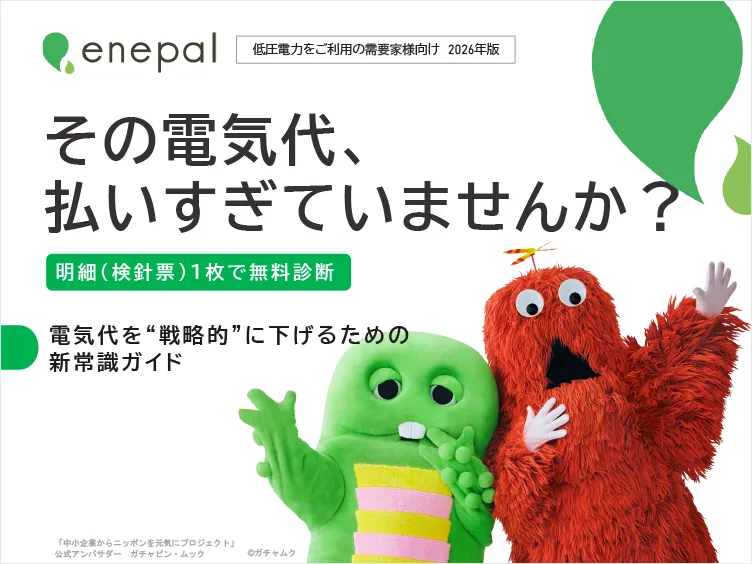 資料 電気代を”戦略的”に下げるための新常識ガイド